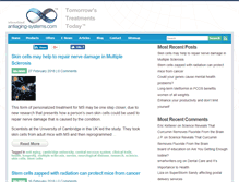 Tablet Screenshot of blog.antiaging-systems.com